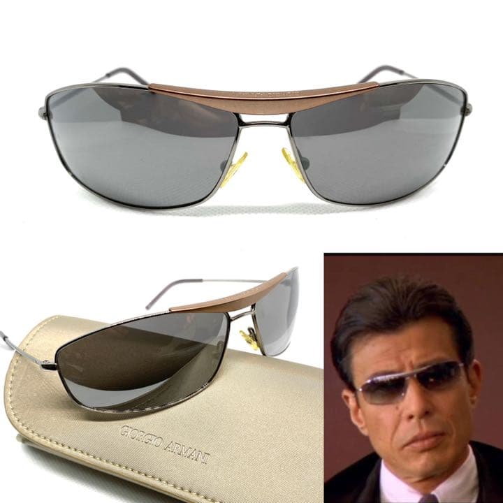 あぶない刑事 舘ひろし着用モデル ジョルジオアルマーニ サングラス