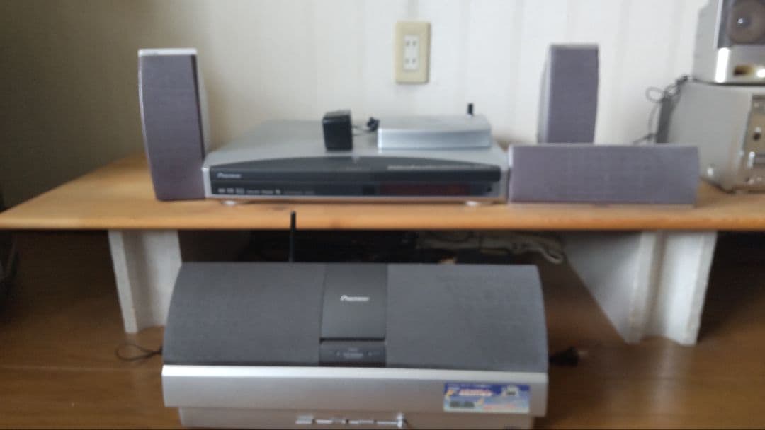 値下げ プロジェクター付、Pioneer ワイヤレスサラウンドスピーカーセット