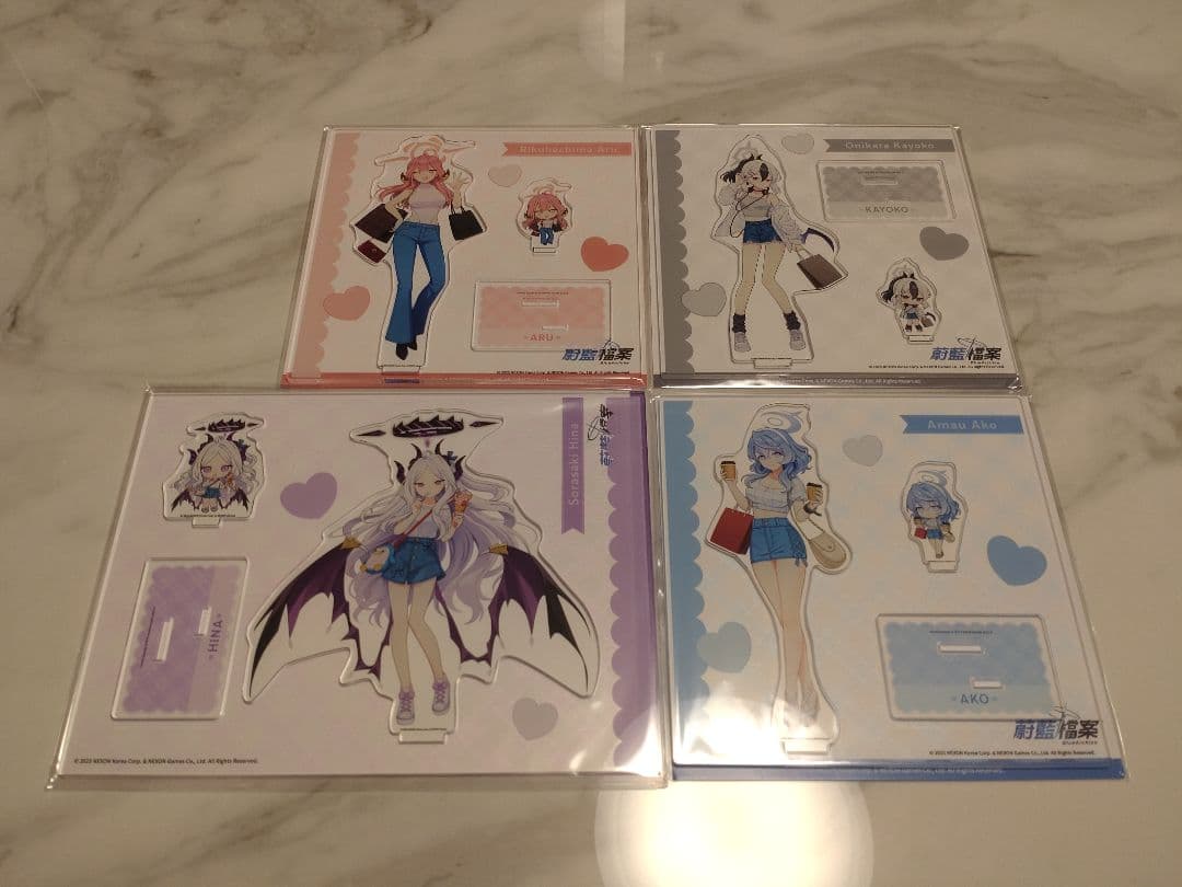 台湾限定】ブルーアーカイブ 1110【全種】アクリルスタンド - メルカリ