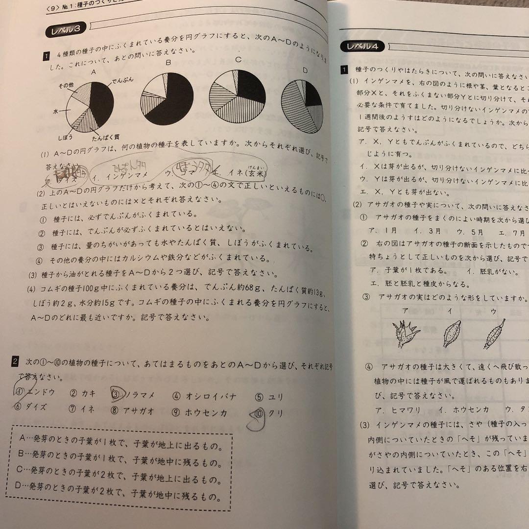 浜学園 小5 理科マスターコース テキスト一式 サイエンス 1年分 - メルカリ