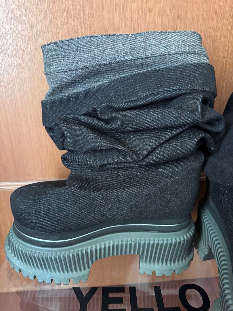 YELLO GIO PLATFORM SHORT BOOTS イエローブーツ M - メルカリ