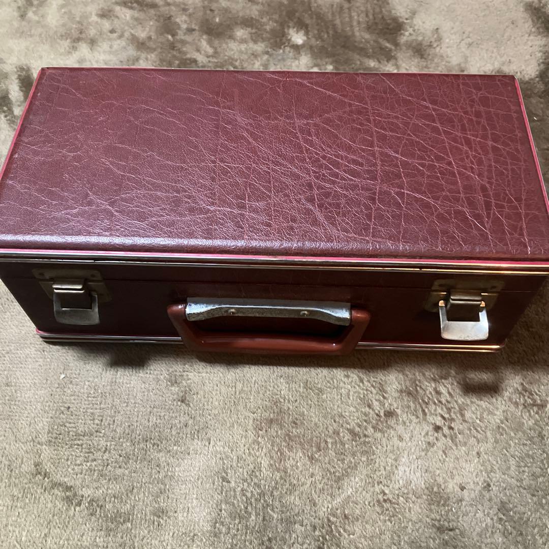 麻雀セット ワインレッドケース付き