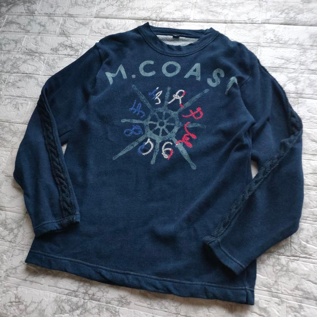 希少】45R 裏毛deロープロゴ × 海ものがたり刺繍 908クルー - メルカリ