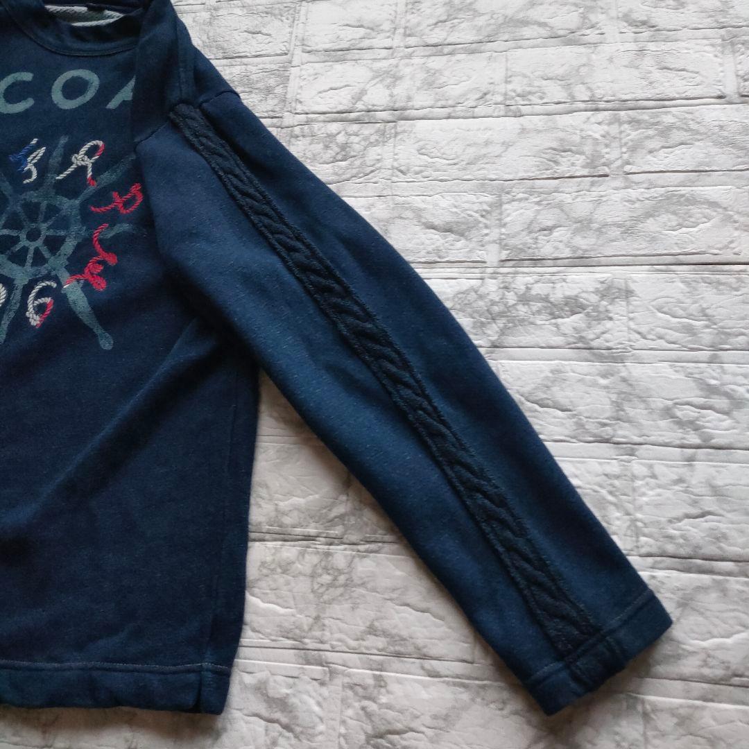 希少】45R 裏毛deロープロゴ × 海ものがたり刺繍 908クルー - メルカリ