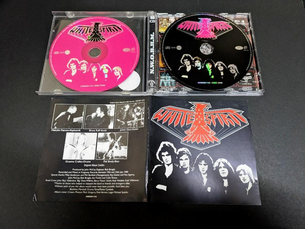 WHITE SPIRIT-s/t 2枚組コンピCD レア！ NWOBHM - メルカリ