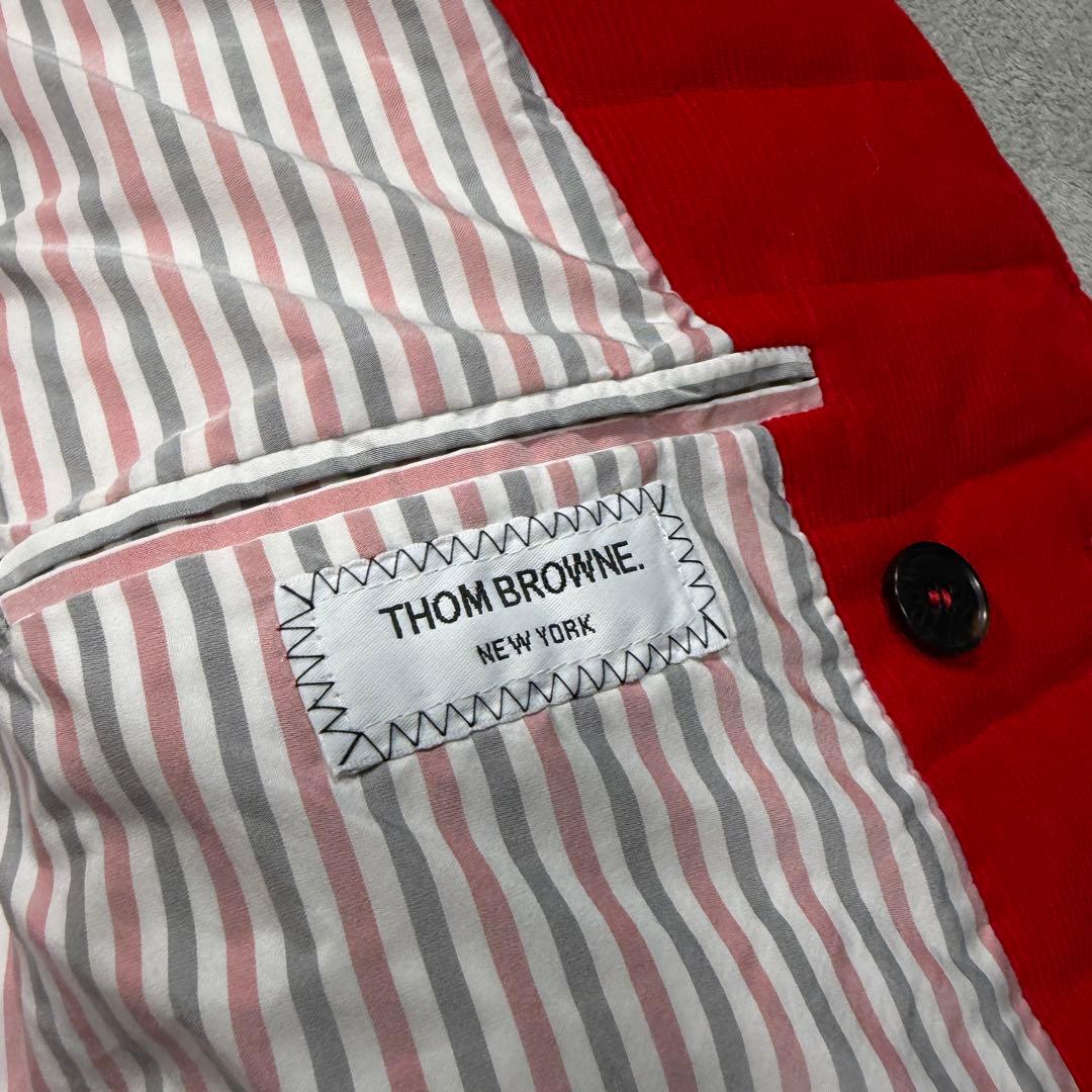 トムブラウン コーデュロイ ダブル ダウンジャケット 0 金ボタン