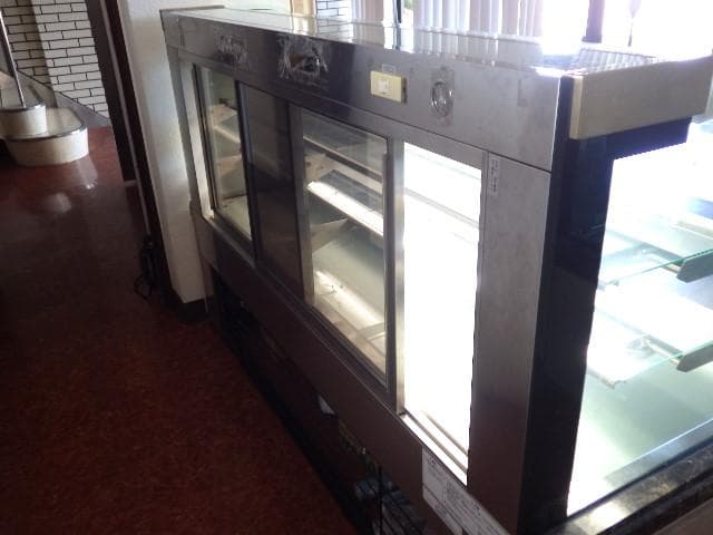 34 綺麗 アリガ グレイス Ⅱ型 ガラスショーケース 100V大理石 引取