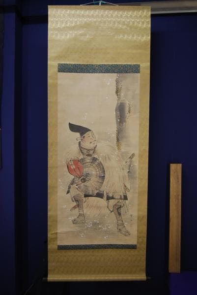 真作/雲仙/児島高徳公図/布袋屋掛軸HB-422 - メルカリ