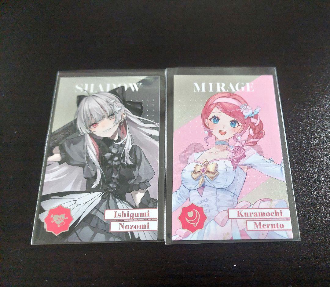 石神のぞみ 倉持めると にじさんじ8th グリッター缶バッジ メタル