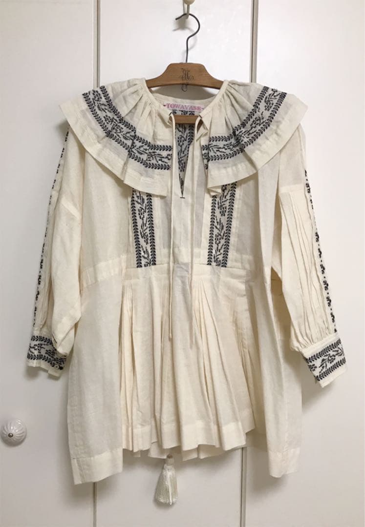 トワヴァーズ towavase 2020ss Antibes ブラウス TOWAVASE(トワヴァーズ）Bon Voyage blouse ボンヴォヤージュ プル