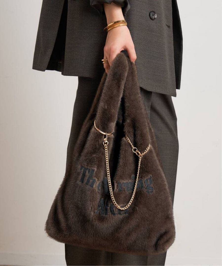 AP STUDIO 【SKIN/スキン】Shaggy print Bag SKIN/スキン】Shaggy print Bag（トートバッグ）｜AP STUDIO（エーピー