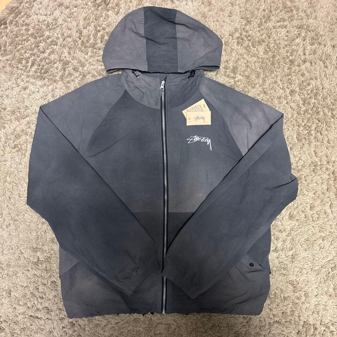 Stussy シェルジャケット　ダークグレー Stussy Beach Shell Wave Dye Jacket – Atlas