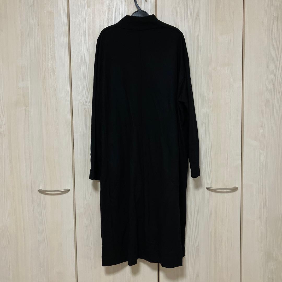 新品】 Aga ウール スムース ガウンジャケット ノーカラー 日本製