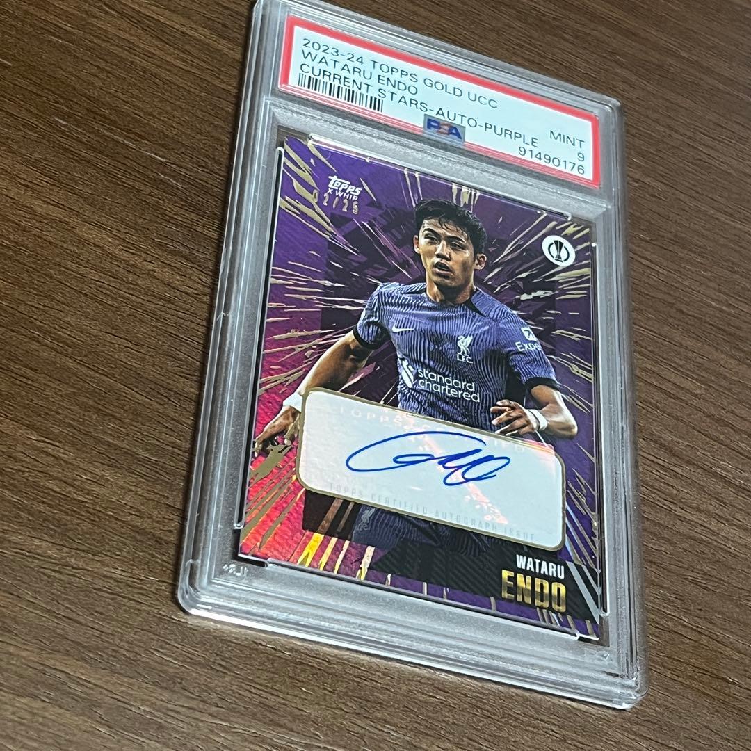 Topps 限定25枚 日本代表 遠藤航 直筆サイン オートグラフ リバプール Yahoo!オークション -「遠藤航」(シングルカード) (サッカー)の落札