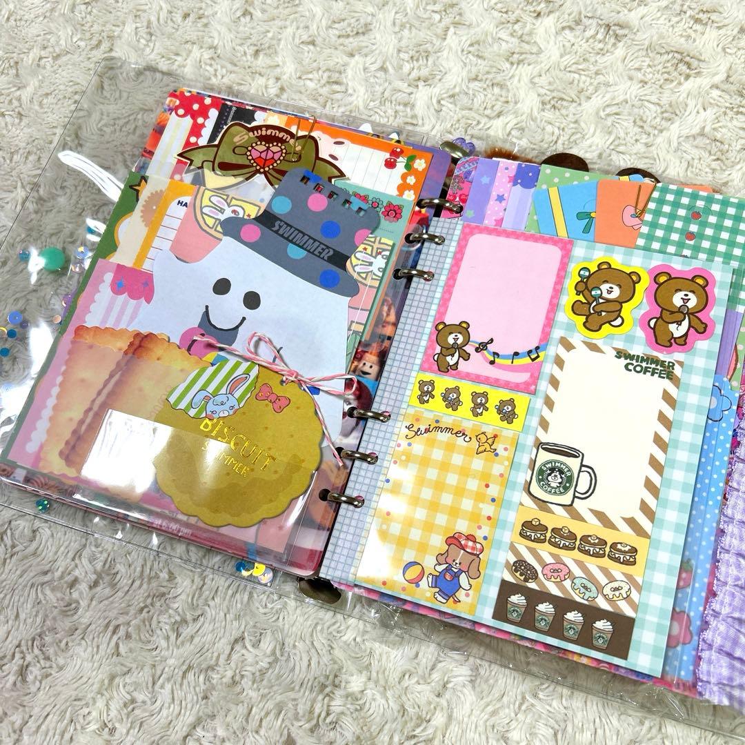 1051 おすそ分けファイル A5クリアバインダー スイマー増量版 1051