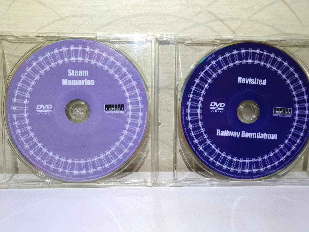 外国の電車　DVD　8枚セット　ディスクのみ　動作確認済み