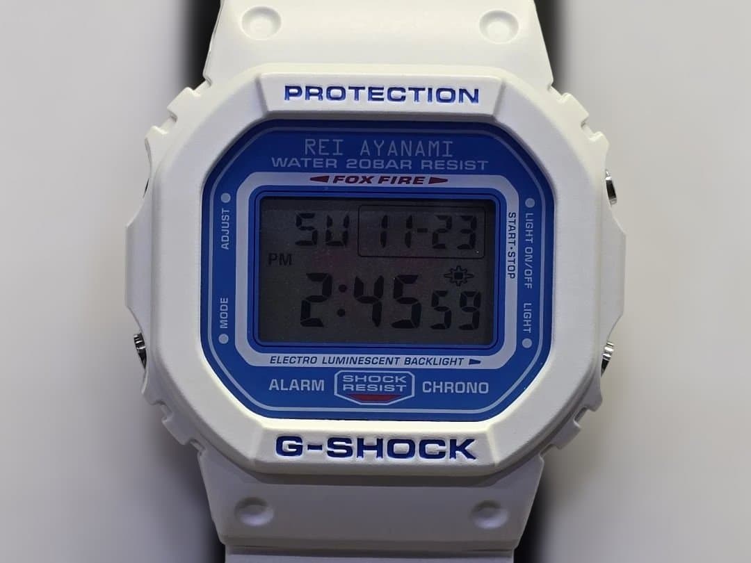 激レア G-SHOCK エヴァンゲリオン 綾波レイ モデ CASIO】カシオ『G-SHOCK Gショック エヴァンゲリオンコラボ 綾波レイ