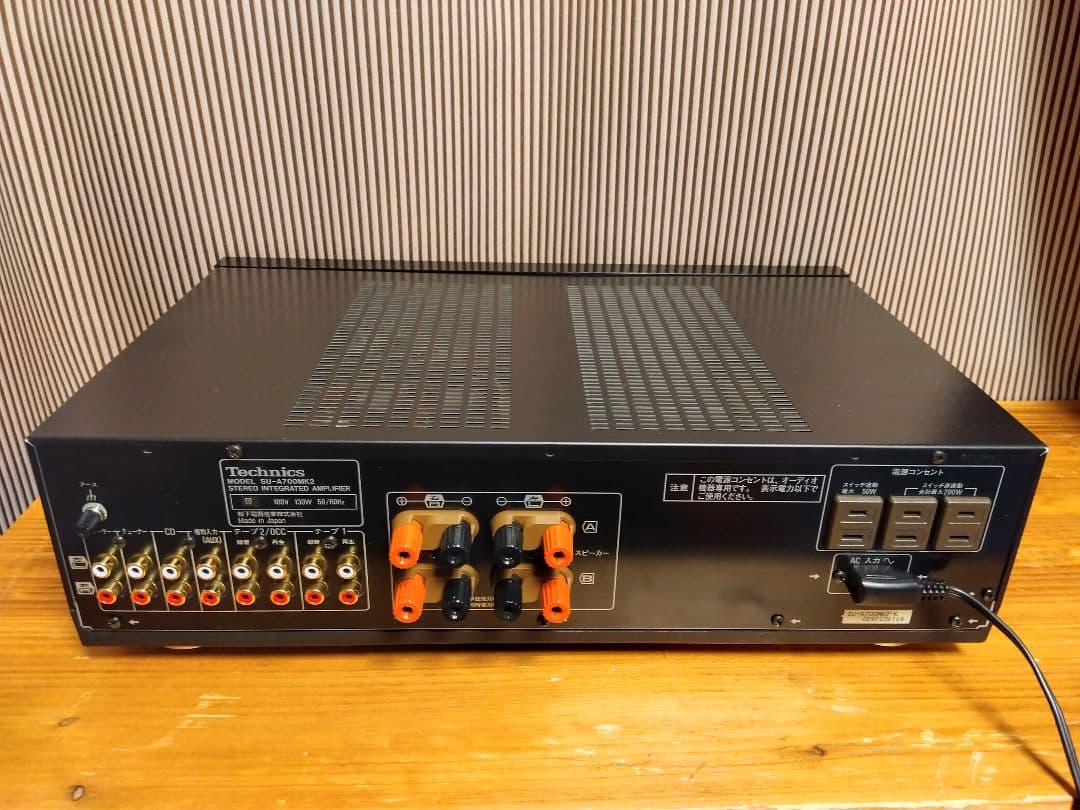 Technics SU-A700MK2 プリメインアンプ動作品 - メルカリ