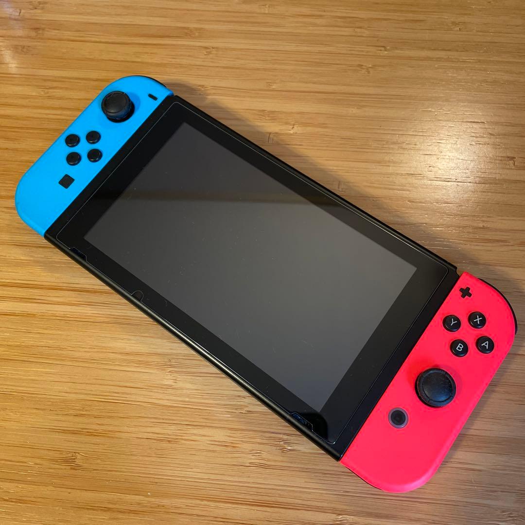 画面キレイ NINTENDO SWITCH 2019 新型 ニンテンドースイッチ 2019年製 液晶版 本体のみ Switch 画面焼け