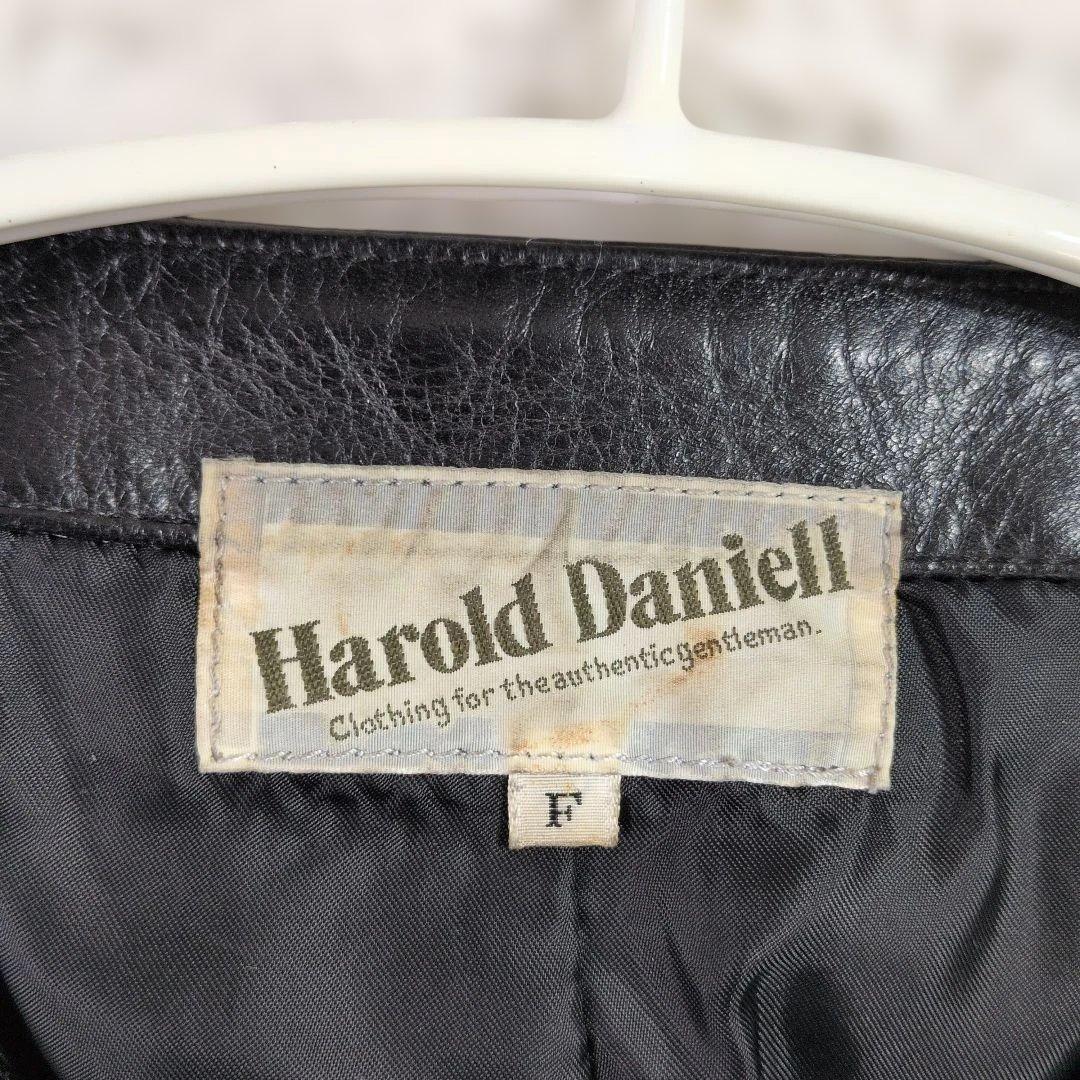 極美品☆Harold Daniell ホースレザーベスト F 黒 日本製 馬革 - メルカリ