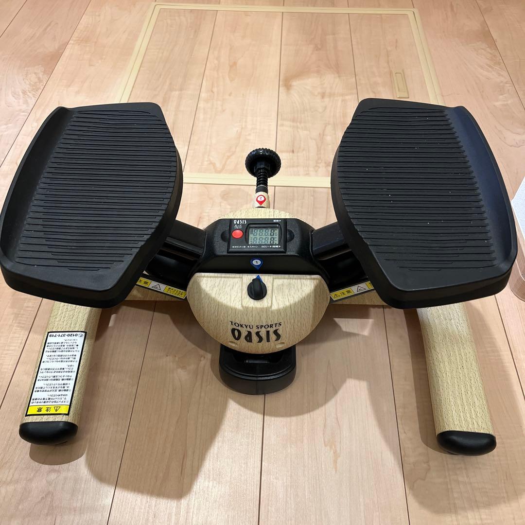 【美品】東急スポーツオアシス ツイストエアロステッパー Premium ツイストステッパー正規品】ツイストエアロステッパーPremium 木目調