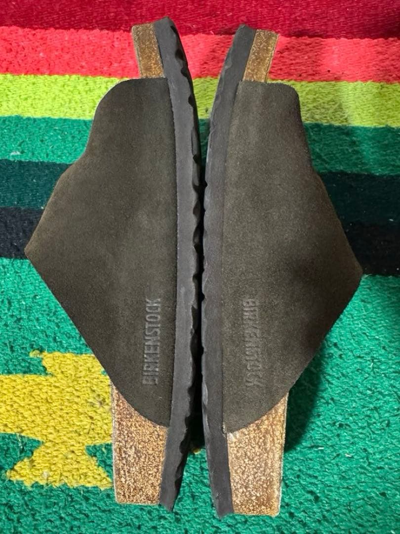 極美品 ビルケン チューリッヒ スエード モカ ブラウン ナロー 24.5cm