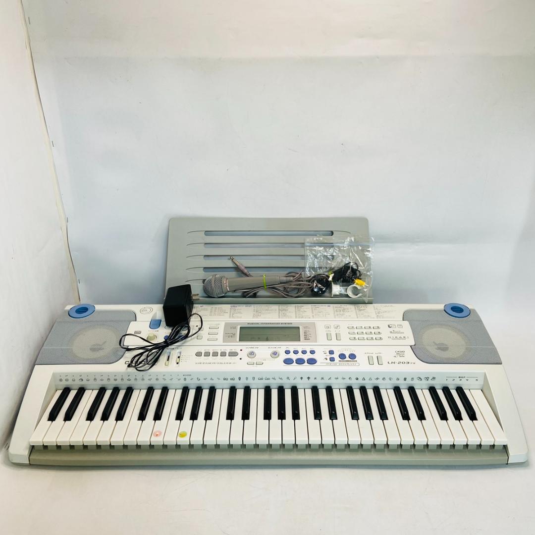 動作品！ カシオ LK-203TV 光ナビゲーションキーボード - メルカリ