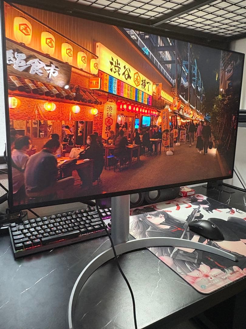 ジャンク】LG 4k ゲーミングモニター 120hz