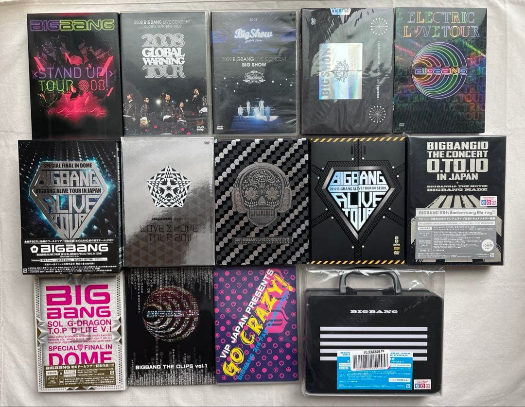 BIGBANG DVD まとめ売り　１４枚 BIGBANG ライブDVD 4点まとめ売り 再生確認済 送料込み - メルカリ