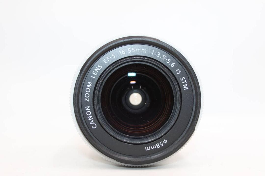 希少 ホワイト Canon EF 18-55mm F3.5-5.6 IS STM