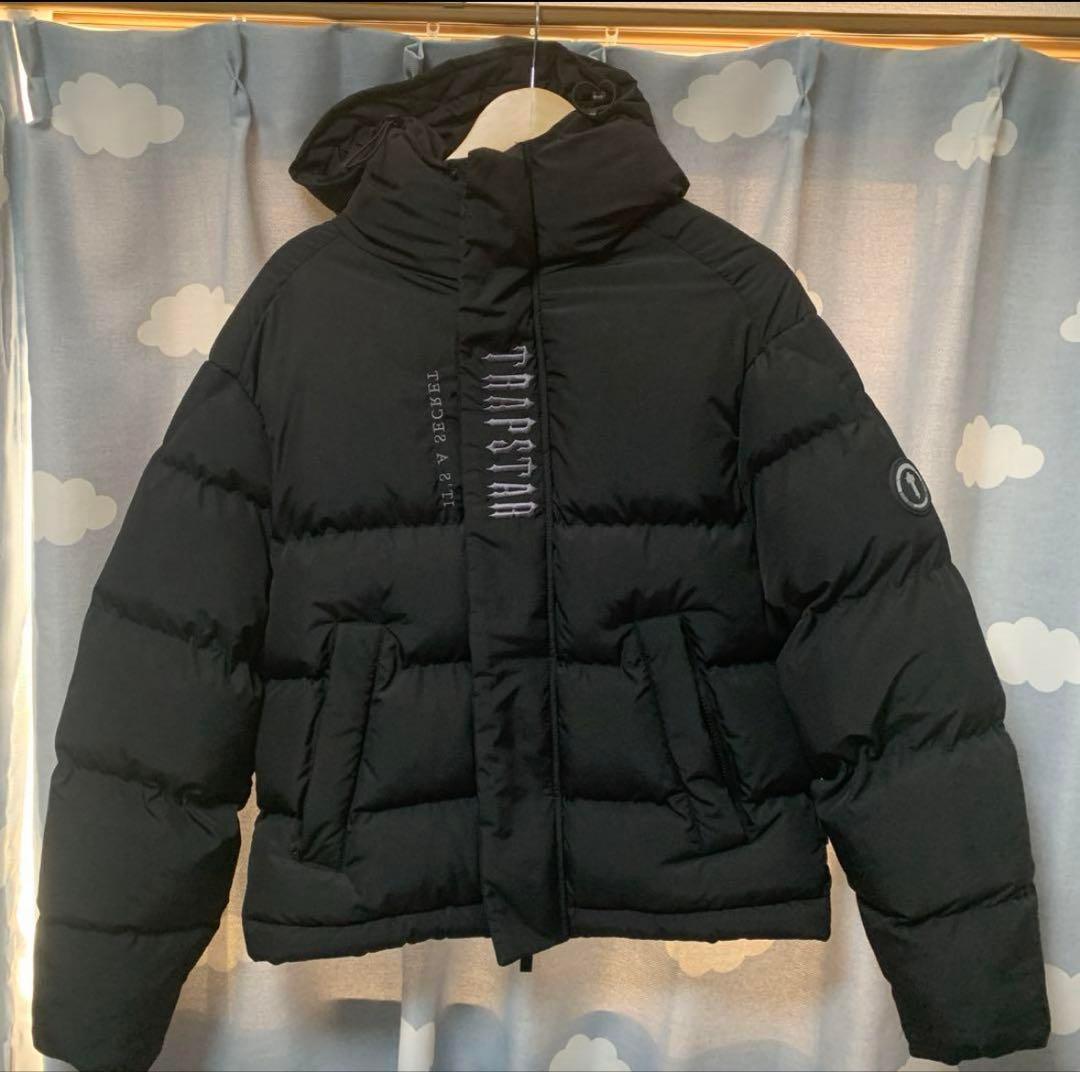 TRAPSTAR ブラック ダウンジャケット S - メルカリ