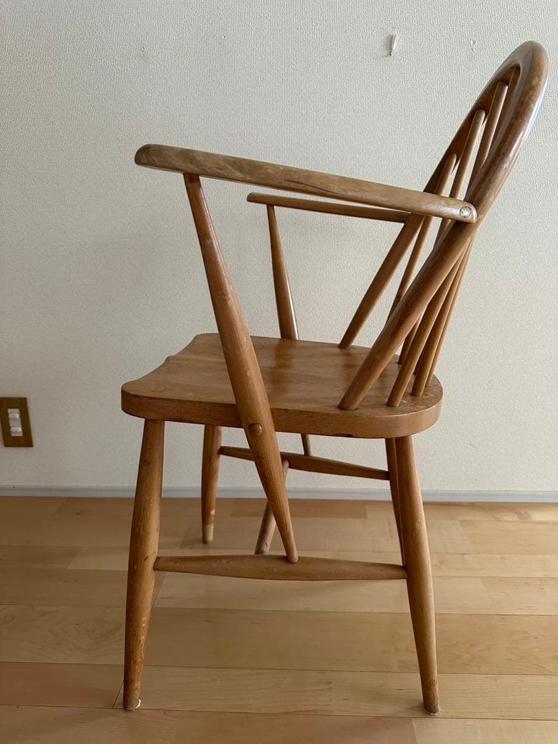 fiat lux様専用 イギリスアンティークercolフープバックアームチェア