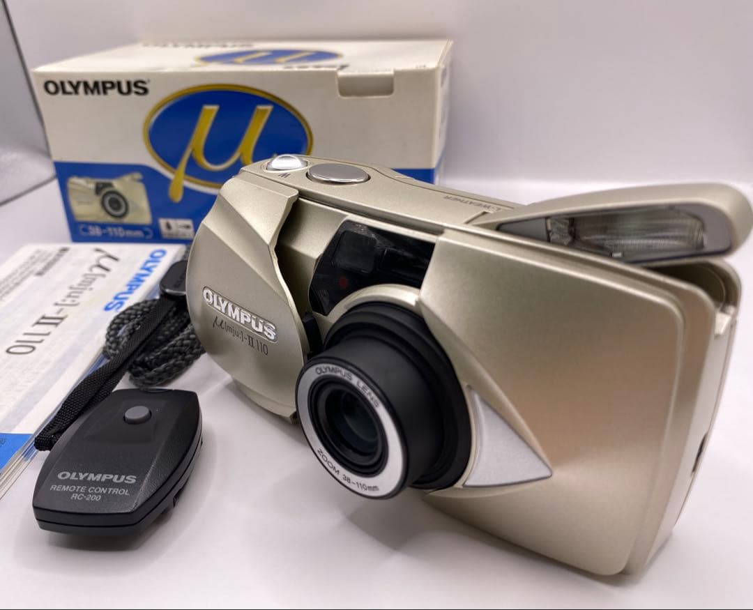 OLYMPUS μ[mju:]-II 110 オリンパスフィルムカメラ オリンパス ニュースリリース： 小型・軽量、高性能3倍ズームレンズ