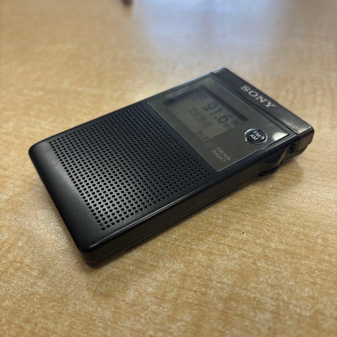 SONY SRF-R356 FM/AMポケットラジオ※イヤホン破損 - メルカリ