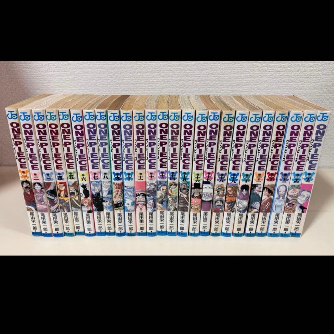 ワンピース 全巻初版 1巻〜112巻 49冊 セット 帯付き 尾田栄一郎