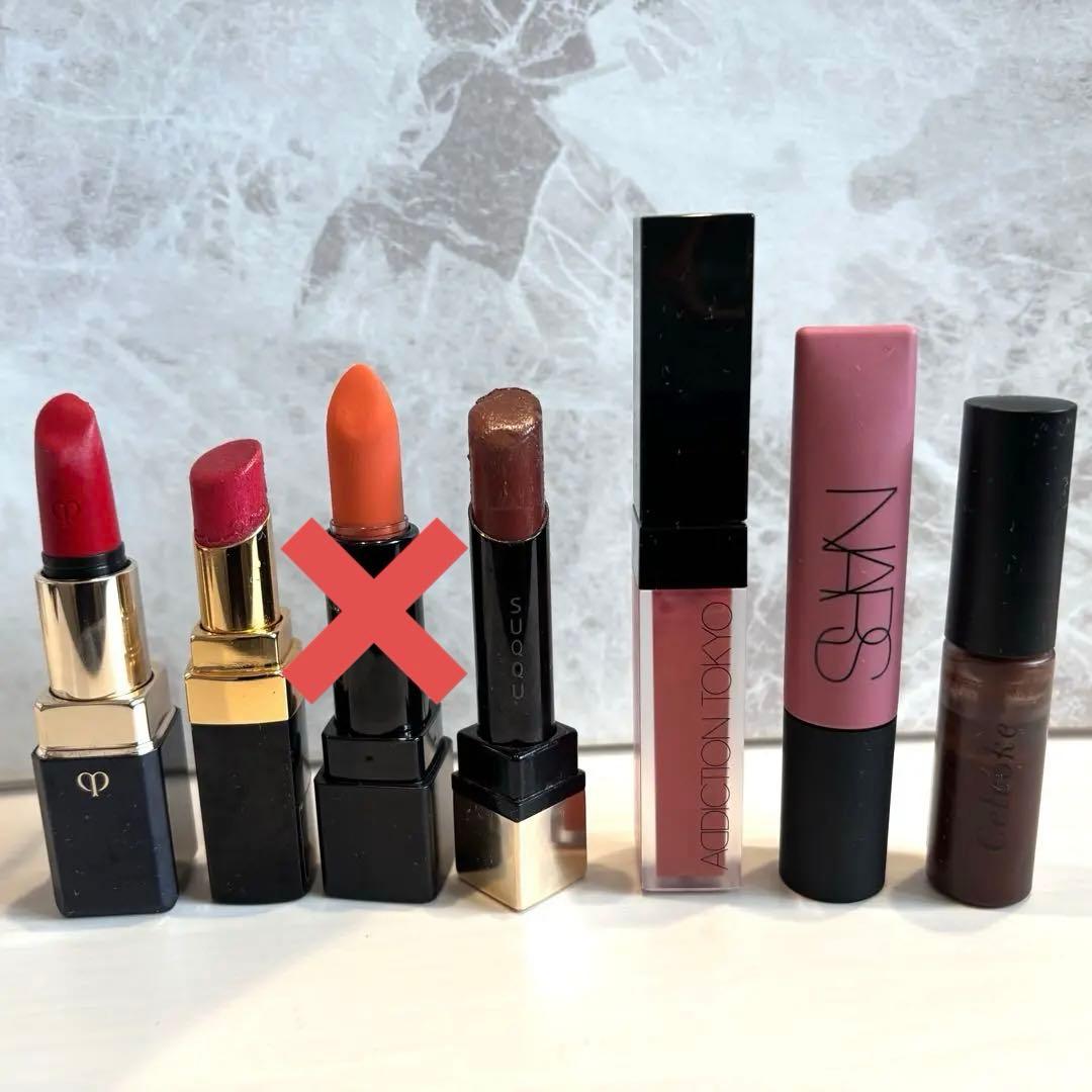 デパコス 口紅、リップ まとめ売り 7本 落ちないリップおすすめ