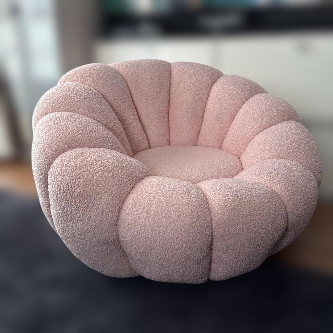 れ*7様 ☆美品☆ 1人掛けカボチャソファパンプキンソファ 回転式