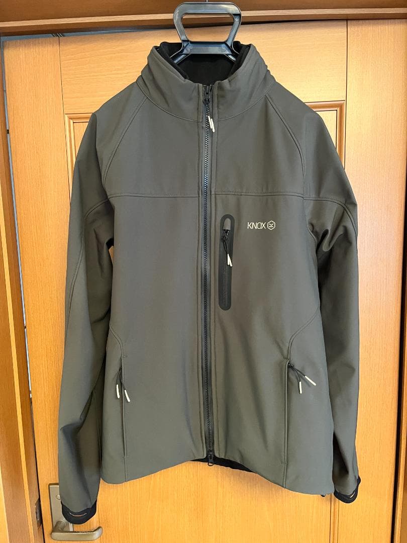 KNOX ノックス デュアルプロ グリーン Sサイズ（ダブルジッパー仕様） 試着無料】ノックス デュアルプロ グリーン - バイク ジャケット 防寒