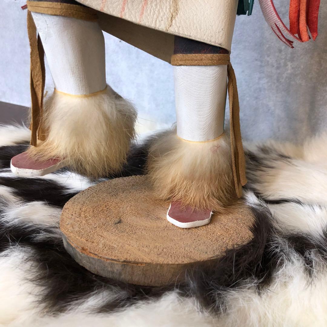 アンティーク カチナドール オルグ カチーナ ナホバ族 ホピ族 人形