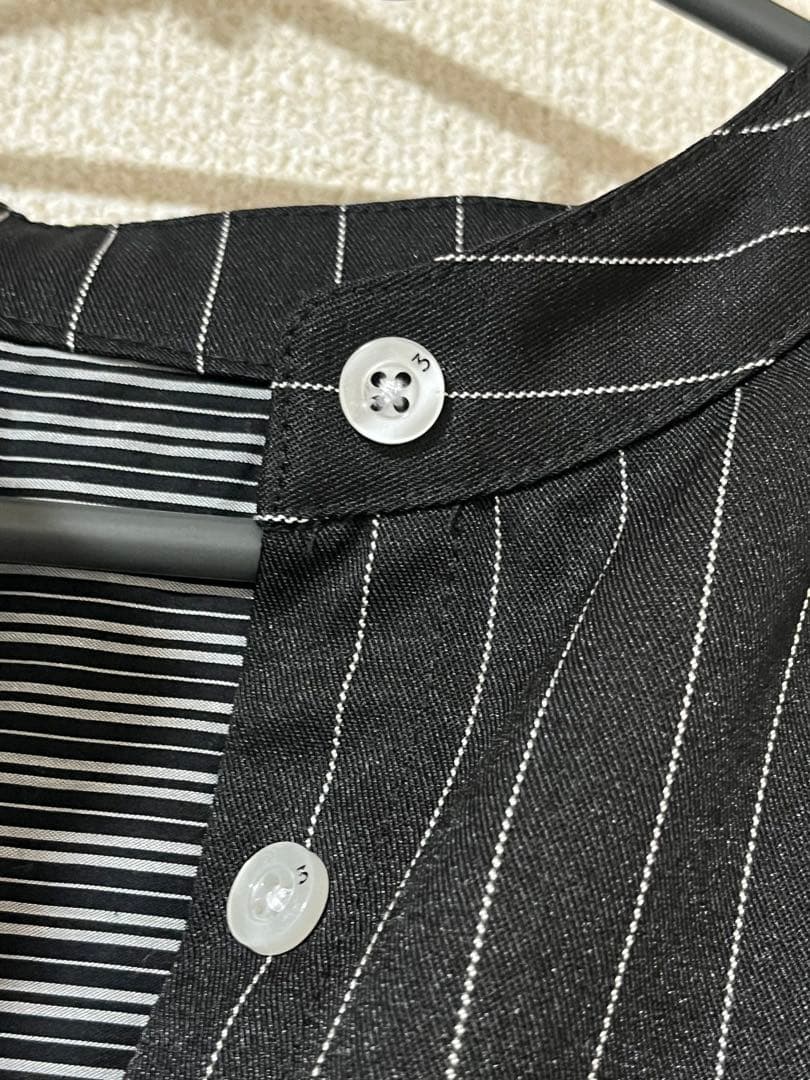 UN3D ダブルトライアングルタックシャツワンピース - メルカリ