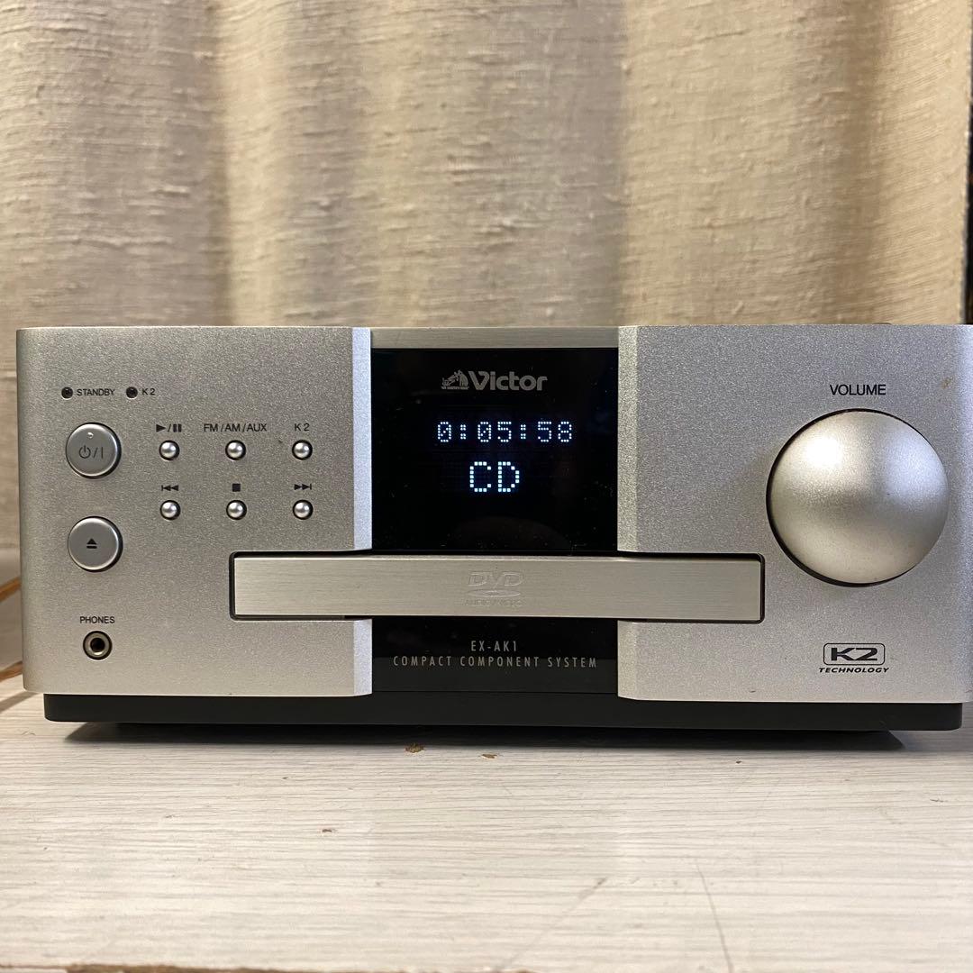 ビクター EX-AK1 ウッドコーン コンポセット - メルカリ