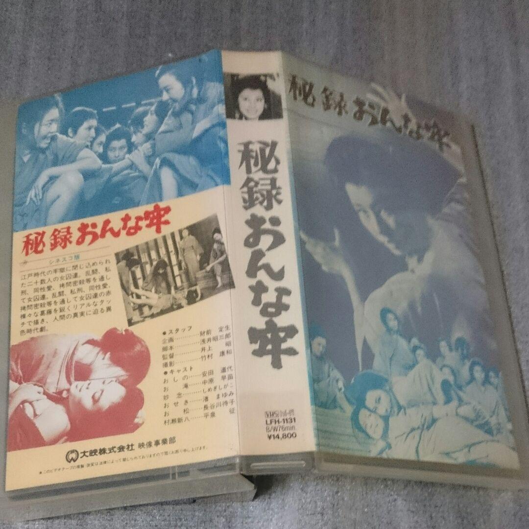 【VHS】秘録おんな牢 【希少】