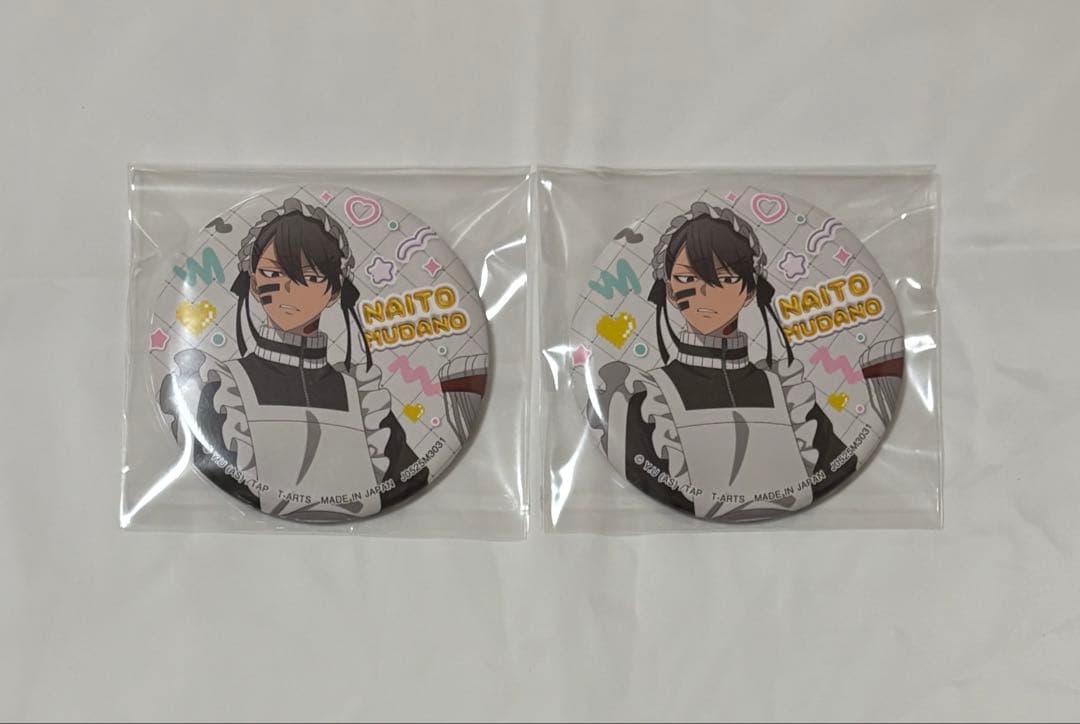 桃源暗鬼 ジャージメイド 缶バッジ 無陀野 - メルカリ