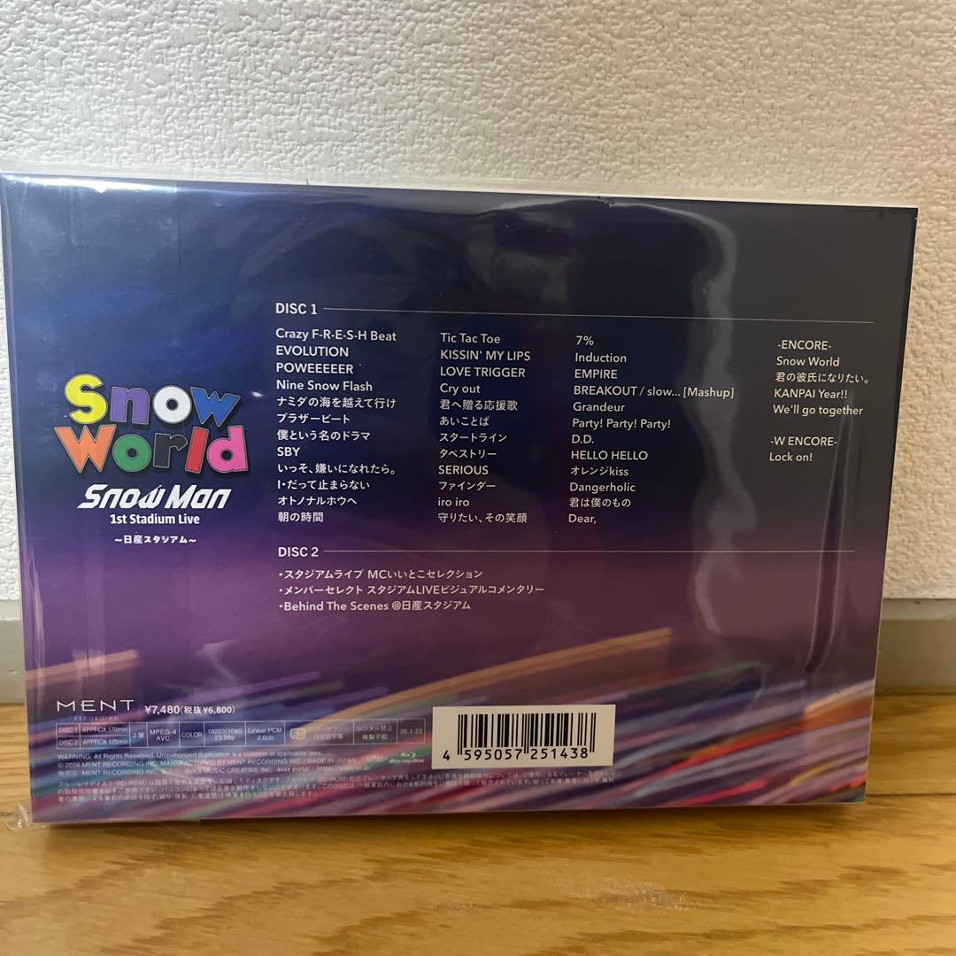 新品未開封】Snow Man 1st stadiumLive Blu-ray - メルカリ