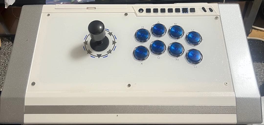 Qanba Obsidian Pearl ゲーマーフィンガー　カスタムetc Qanba Obsidian 1 Stickless Custom Art/Plexi Bundle - Focus Attack