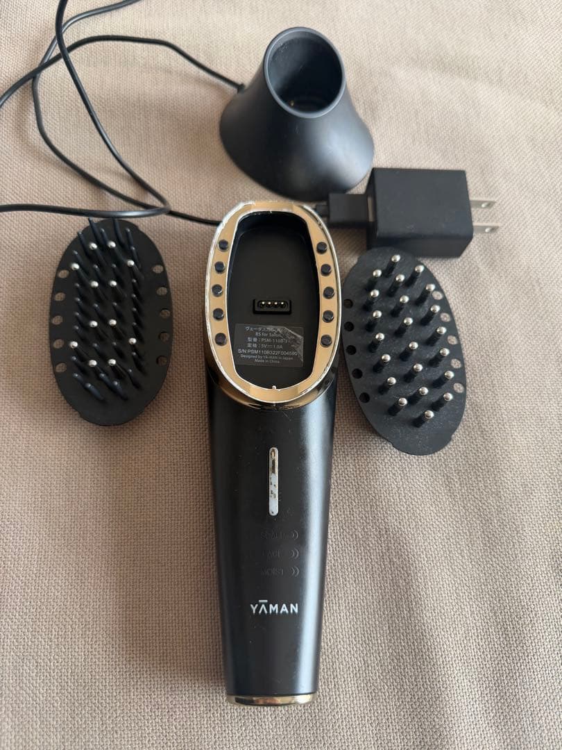 YAMAN 美顔器 PSM-110B3 充電器・ブラシヘッド付き ヴェーダスカルプブラシ｜YA-MAN PROFESSIONAL (ヤーマン