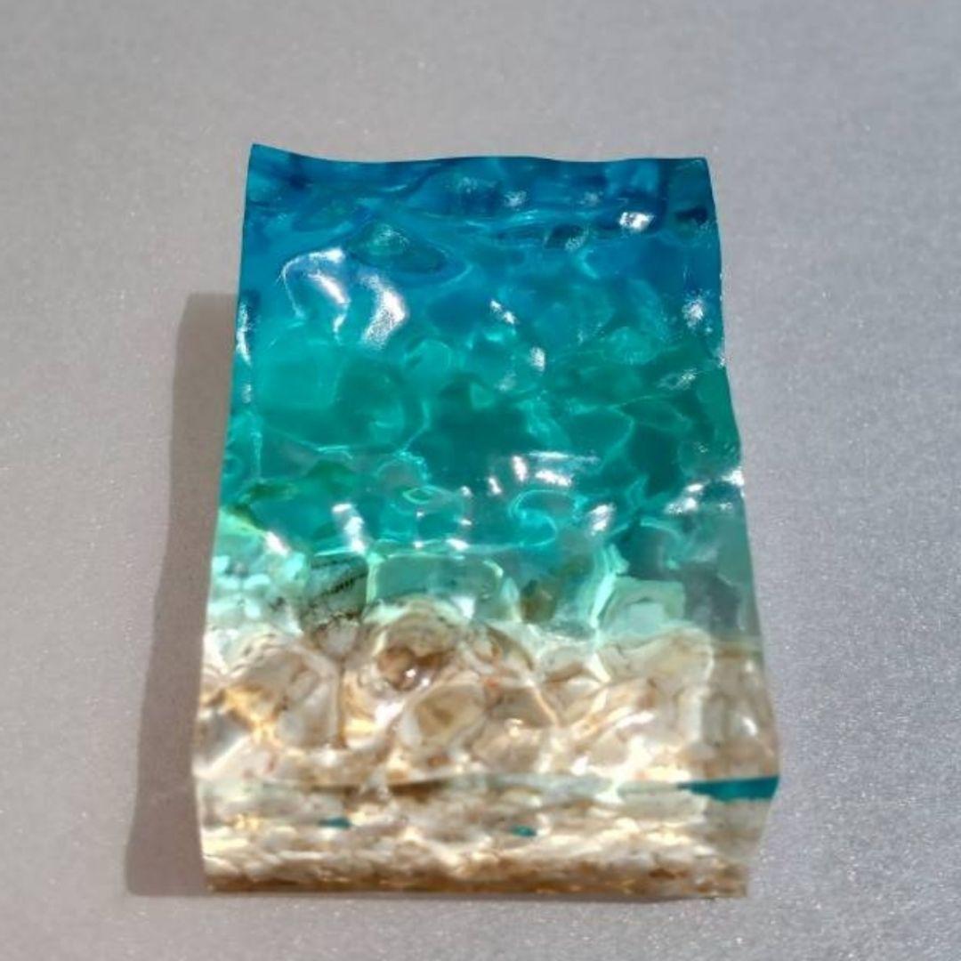 海のかけら No.2558 】エポキシレジン オーシャンアート レジンアート