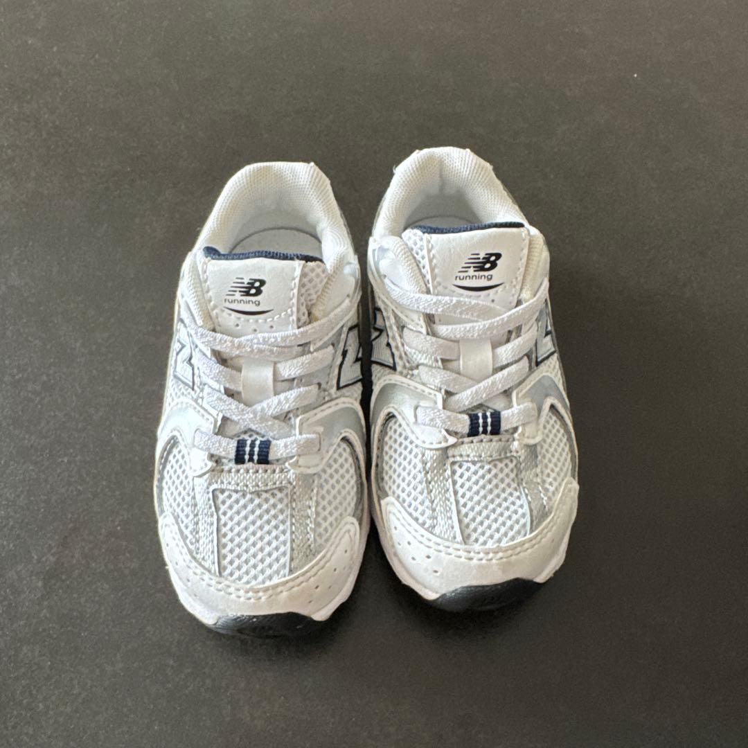 【希少】ニューバランス530 キッズ 13.5cm ホワイト/シルバー
