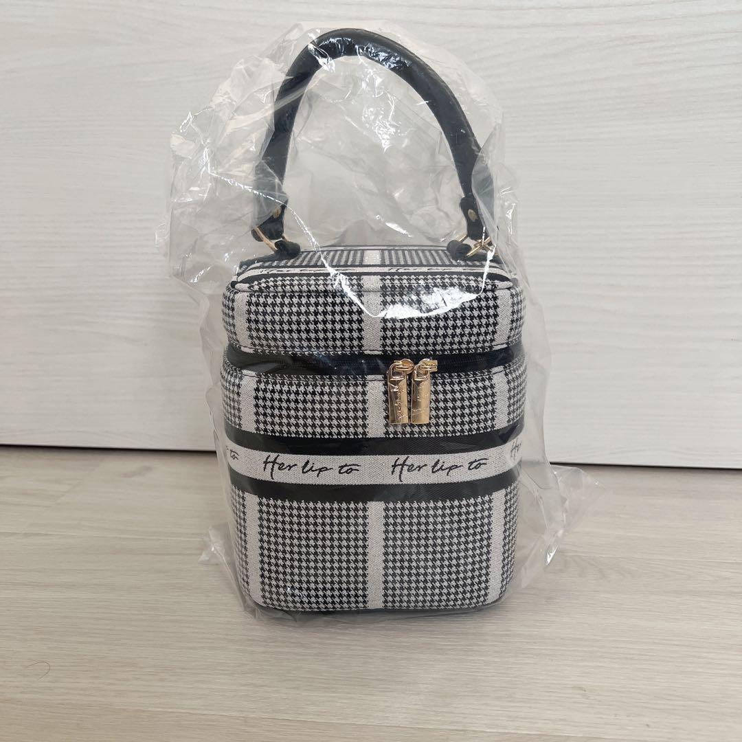 シルバー HLT Jacquard Vanity Bag - silver / F Small Multi コンパクト