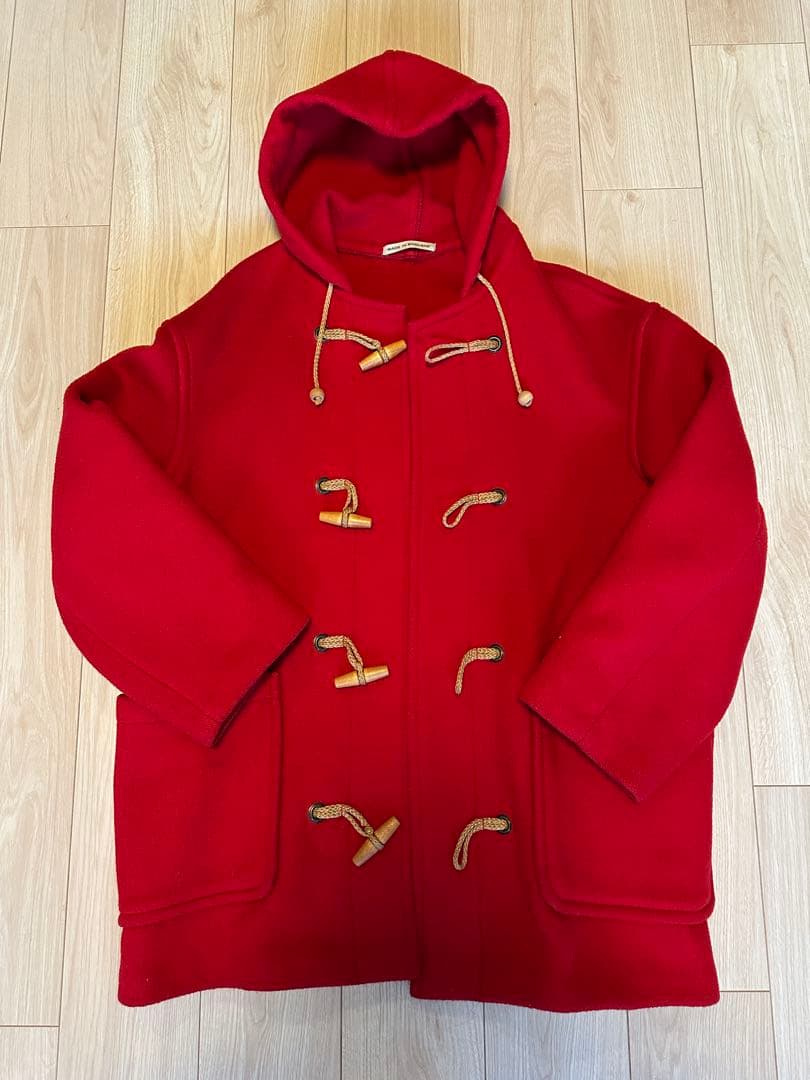 GLOVERALL ダッフルコート 赤 ショート丈 グローバーオール サイズ38 キッズ】913DC/レッド/ ダッフルコート- グローバーオール｜Gloverall